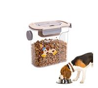 Générique Hermetic Dog Treats Container | Portable Moisture Resistant Canine Food Storage Jar,Cereals Oats Rice Flour Worktop Kitchen Home Kitchen