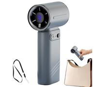 Générique High Speed Handheld Fan - Adjustable Personal Fan with Rechargeable Battery | High Speed USB Cooling Device for Men and Women