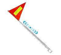 Générique High Visibility Reflective Bicycle Flag for Bike, High Visibility Decoration for Motorcycle, Scooter, Wheelchair, Cart, Golf, Adults, Outdoors
