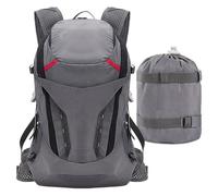 Générique Hiking Backpack | 28L Lightweight Large Capacity - Waterproof Expedition Backpack, Ideal for Hiking Fishing on the Beach and as Gift, grey, Se référer au descriptif, Refer to description