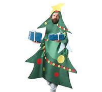 Générique Hilarious and Breathable Christmas Tree Costume - Christmas Tree Theme Costume for Cosplay, Event, Theater, Stage, Gathering, Boyfriend, Actors, Elderly Friends, Family