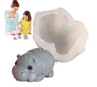 Générique Hippo Cake Mould - Cute Hippo Silicone Molds, Silicone Mould Hippo Jelly Mold, Animal Mold, Silicone Mould Fondant Cake Animal Mould | Fondant Cake, Sugar Craft Molds, Safe Baking Cake Mould