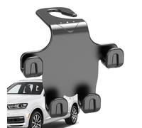 Générique Hooks for Car Seat Headrest, Interior Storage Organizer 4 in 1 | Hook Handbag Car, Car, SUV, Van Bags, Coat Umbrella, Phone