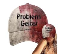 Générique Horror Baseball Cap, Scary Caps for Men and Women | Adjustable Splashes Hat for Halloween Cosplay Costume Parties Carnival Events Themed