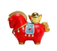 Générique Horse Statuette - Decorative Decorative Toy of Wealth - Horse Decorations for the New Year of 2026, for Christmas, Bedroom, Birthday, Chinese House, Women and Men