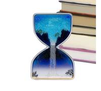 Générique Hourglass Table Ornament - Hourglass Hourglass Eluating in The Dark - Galaxy Hourglass Design Effect Decor for Bedroom, Dorm, Study, Bedroom