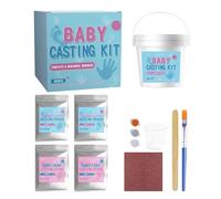 Générique Impression Moulding Kit | DIY Decorative Clay Keepsake Mould with Handprint - Creative Gift Idea for Boys and Girls