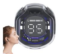 Générique In-Ear Earphones - Wireless Noise Reduction Transparent Design Second Compact Charging Case | for Workout Sports, Running, App