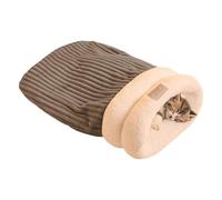 Générique Indoor Cat Pouch Bed, Warm Cat Sleeping Bag, Kittens Hideaway Beds, Cozy Kitten Sleeping Bags, 14.96x6.3x3.94 inches Large Cats Snuggle Sack for Winter