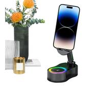Générique Induction Speaker for Phone | Wireless Audio Support with RGB Lighting | Tablet Stand with Sound Ideal Video Music Holiday