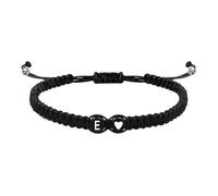 Générique Initial Armband Damen | Pärchen Armbänder mit Herz | Verstellbares Herren Initial Armband | Initial Letter Bracelet | Bracciale Iniziale Coppia | Pulsera de Iniciales | For Boys Girls 2026