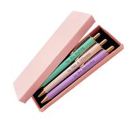 Générique Inspirational Pens | 3 Motivating and Innovative Writing Tools with Smooth Tip - Originality Set for Adults | Office Birthday Teacher Nurse Daily Coffee Gift