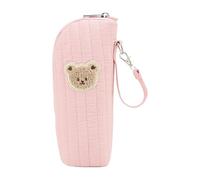 Générique Insulated Baby Bottle Bag with Bear Design | Tote for Breastfeeding Conservation Storage - Practical Outdoor Storage, Pink, Se référer au descriptif, Refer to description
