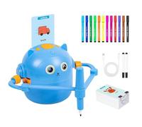 Générique Intelligent Drawing Robot - Interactive Educational Painting Robot Toy with 100 Drawing Cards, Artistic Learning Machine for | Creative STEM Toy Fun for Age Pr