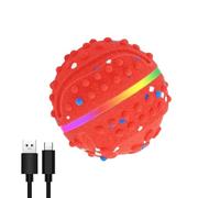 Générique Interactive Ball for Dogs, 3 Game Modes E-TPU with Lights, Rotation, Self-Rolling Ball Toy | for Hard Biters, Les Occupy Int/ext