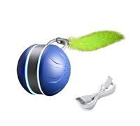 Générique Interactive Cat Ball - Rechargeable Type-C Rolling Ball 2 Speeds - Enrichment Toys for Cat - for Mental Stimulation Simulation Hunting Scratching Post Climbing Ground Play