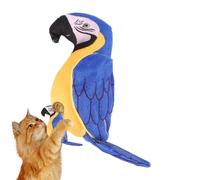 Générique Interactive Cat Bird Toy - Plush Accessories for Kitten with Sound | Plush Parrot | for Play Training Exercise Hunting Boredom Scratching Indoor Outdoor Living Room Travel