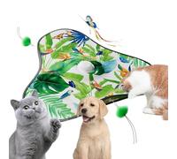Générique Interactive Cat Play Mat | 2 in 1 Pet Games with Automatic Rolling, Automatic Cat Toy, for Home, Travel, Training, Simulation, Hunting, Exercise