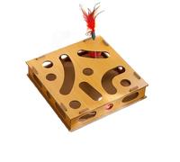 Générique Interactive Cat Puzzle, Exercise Puzzle Game for Animals, Indoor Interactive Play with Bell Balls for Cat - for Indoor Home, Farm, Living Room, Bedroom, Balcony, Garden