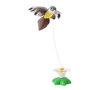 Générique Interactive Cat Toy - Butterfly Flying Bird Automatic Rotating Toy, Electric Pet Toy, Interactive Flying Bird Simulation for Cat