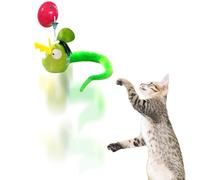 Générique Interactive Cat Toy, Cat Toy with Tweeting Sound and Suction Cup - Meow Activated Accessory for Fighting Cat Boredom through Play