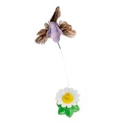 Générique Interactive Cat Toy | Electric Flying Bird Cane with Suction Cup and Feathers - Anti-Boredom Toy for Kittens, Boredom Fighting Exercise Indoor Home Apartment and