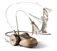 Générique Interactive Cat Toy, Mobile Car with | Interactive Early Learning Toys for Cats with Electric Car - for Enrichment Kittens Exercise Game Physical Mental Stimulation