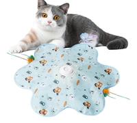 Générique Interactive Cat Toy - Oxford Fabric ABS PP | 5 Holes Bird Sound Motion Sensor USB Rechargeable | Automatic 3 Modes Exercise Cats Adults Boredom Indoor