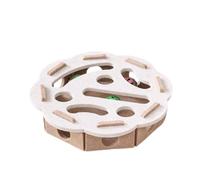 Générique Interactive Cat Toy Puzzle Box, Felt Maze Game with Bell for Indoor Cats - Mental Stimulation, Scratching Exercise, Hunting Enrichment and Play Activity for Kittens