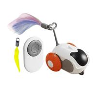 Générique Interactive Cat Toy - Rechargeable Automatic Amuser | Automatic Cat Distractor | for Kitten and Indoor Animal, Play, Exercise and Boredom Fighting