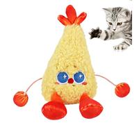 Générique Interactive Cat Toy | Touch Activated Fried Food | Rechargeable Kitten Toy | for Cat Parents, Trainers, Home, Shelter, Bedroom, Living Room, Office, Play Time