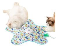 Générique Interactive Cat Toys 3 Modes Touch Activated Fishing Rod for Animals - Electric Hunting Toy - for Kitten and Cat Indoor and Outdoor in Home Garden Lawn