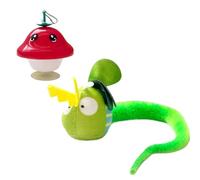 Générique Interactive Cat Toys | Interactive Plush Toy with Sound for Feline Awakening | Touch Activated Retractable Cord Pet Supplies Play Activities for Cat Exercise