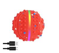 Générique Interactive Dog Ball | Waterproof E-TPU Bouncing 3 Game Modes with Lights - Automatic Mobile Canine Ball for Medium to Large Breeds, Exercise and Training, Reduced