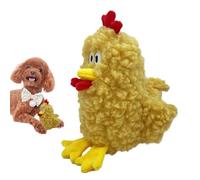 Générique Interactive Dog Toys, Cute and Crackling Puppy Toys - Washable Plush Duck Sheep Rabbit for Puppies and Medium Breeds Stress and Interactive Play