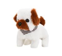 Générique Interactive Puppy Toy | Soft Electric Puppy Toy That Jobs and Walks | Plush Dog - Gift for Adults Lovers Birthday Valentine's Day