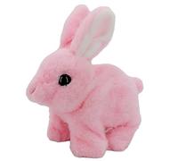 Générique Interactive Rabbit Toys for Realistic Rabbit Plush Toy - Cute Interactive Plush Figure Toy | Realistic Rabbit Electronic Animal Skipping Ear Soup