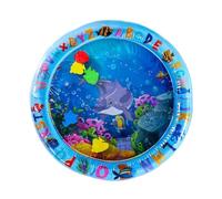 Générique Interactive Sensory Refreshing Water Mat for Dogs - Water Cushion with Floating Fish - for Home, Living Room, Bedroom, Balcony, Garden, Patio, Travel, Swimming Pool