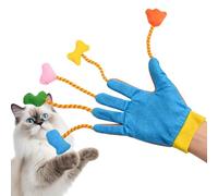 Générique Interaktives Plüsch Katzenspielzeug 40x11cm - Katzen Teaser Mit Glocke, Weiches Beschäftigungsspielzeug | Plüsch Spielzeug Für Wohnungskatzen Kitten Sofa Teppich Indoor Nutzung