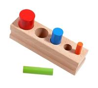 Générique Interlocking Cylinder Game | Sensory Color Association Game,Educational Interactive Fine Motor Skills