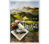 Générique Iserre Hugo d'Alesi Poster 50 x 70 cm Uriage les Bains