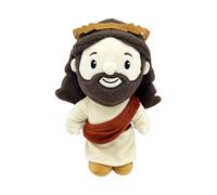 Générique Jesus Plush - Soft Fabric 28 cm, Religious Plush for And Babies, Soft Prayer Companion | Sacred Decor for Birth Gift Christening Sunday School