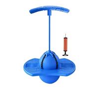 Générique Jumping Ball for - with Silent Non-Slip Elastic Handle, Exercise Accessories for Jumping at Home, School, Playroom, Park, Travel, Sport, Camping, Birthday