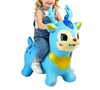 Générique Jumping Horse | Inflatable Rubber Animal for - Jumping Animal | for Indoor Outdoor Home Preschool Playroom Travel Birthday Party