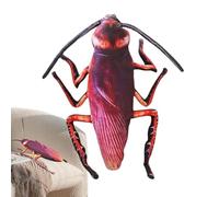 Générique Kakerlaken-Plüschkissen, Kakerlaken-Plüschtier - 21 Zoll kreatives 3D-Kakerlaken-Plüschtier -Außergewöhnlich langlebig, Tier-Home-Sofa-Self-Dekoration für und Mädchen und Heimdekoration