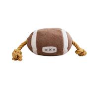 Générique Kauspielzeug Für Hunde,Interaktives Plüschspielzeug - Hundespielball Mit Baumwollseil ALS Welpen Beißring,Zum, Natürlicher Atemfrischer, Für Zahnen, Tauziehen, Ziehen, Beißen, Indoor Und