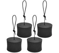 Générique Kayak Drain Plug, Kayak Scupper Plug - Drain Holes Plug 4 Pieces, Replacement Part of the Muck Holes EVA Multifunctional for Dinghy