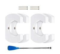 Générique Kayak Wall Mounted Paddle Rack, Organizer 4 Oars - Canoe Paddle Rack | for Canoeists Paddlers Kayakers Fishermen Fishermen Cheerful Liners Underground Cabin Garage