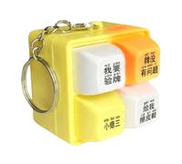 Générique Keyboard Fidget Toy - LED Luminous Clicker Charm ABS Material Humorous Sound Button Function | Boys Girls Family Travel Backpack Office School Home Fun