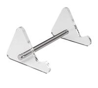 Générique Keyboard Stands for Office - Desktop Keyboard Stand Manual Installation Acrylic Slanted Stands for Women Men - Transparent Display Stand for at dom